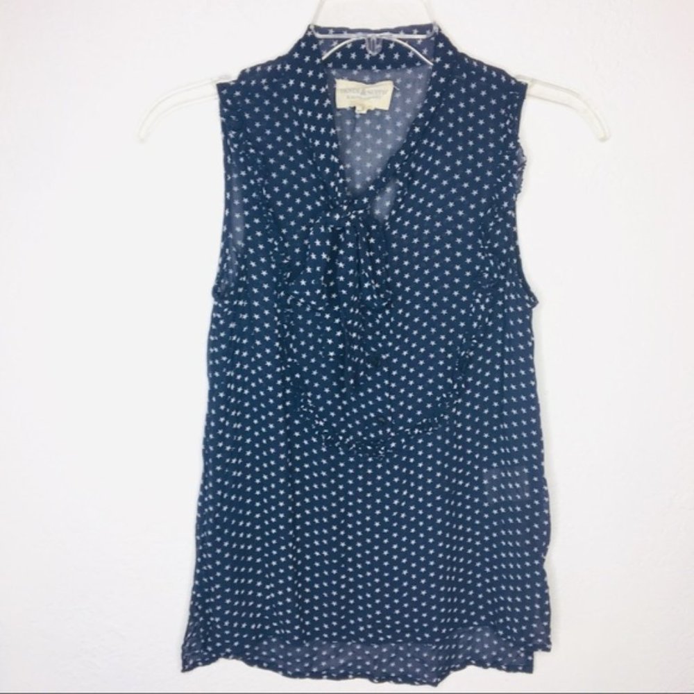 Denim & Supply Ralph Lauren Star Blouse Navy 736